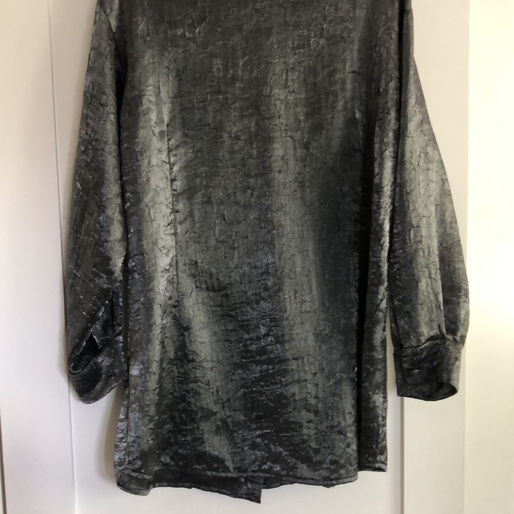 Griffith Gray For St John Button Down Tunic In Me… - image 5